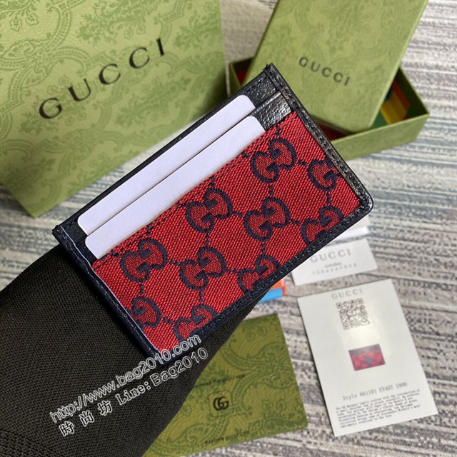 Gucci新款卡包 古馳GG Marmont系列名片夾 Gucci卡片夾 659601  ydg3289